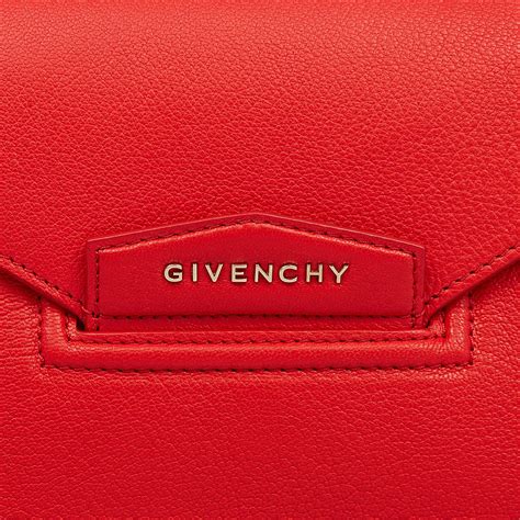 givenchy red envelope|Givenchy Red Leather Antigona Envelope Clutch .